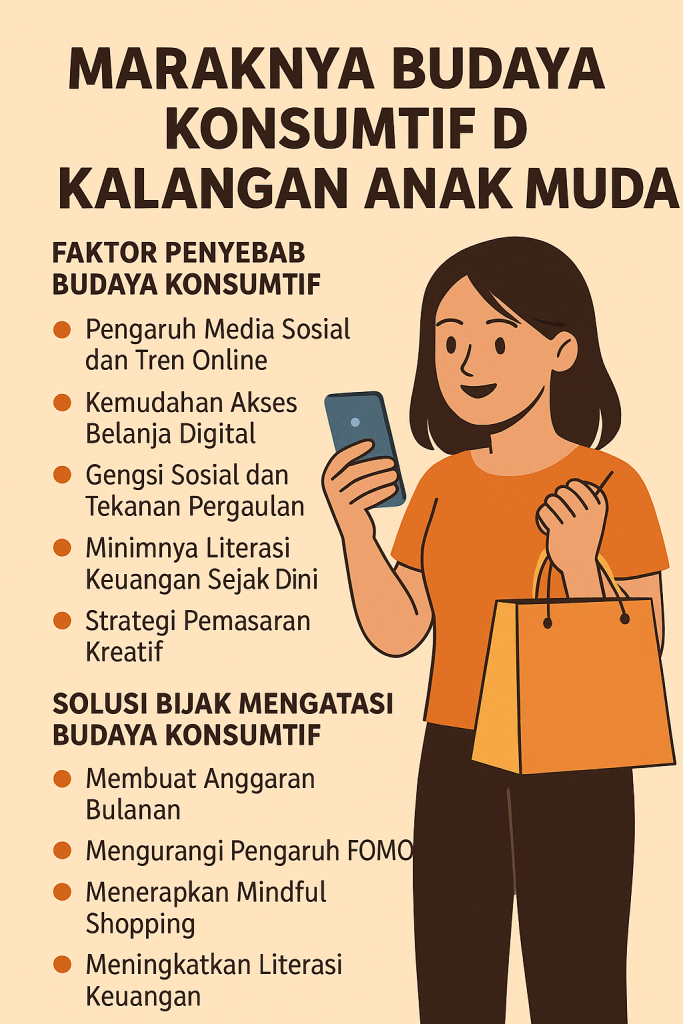 Maraknya Budaya Konsumtif di Kalangan Anak Muda Indonesia: Penyebab dan Solusi Bijak